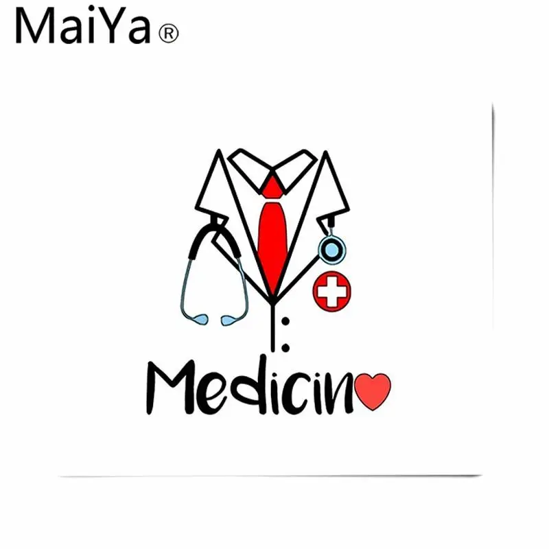 Maiya Top Quality Doctor Nurse Medical Medicine Rubber Mouse Durable Desktop Mousepad  Top Selling Wholesale Gaming Pad mouse