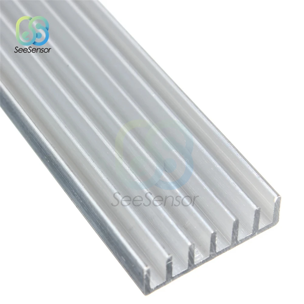 Aluminum Alloy Heatsink Cooling Pad For High Power LED IC Chip Cooler Radiator Heat Sink 150x20x6mm