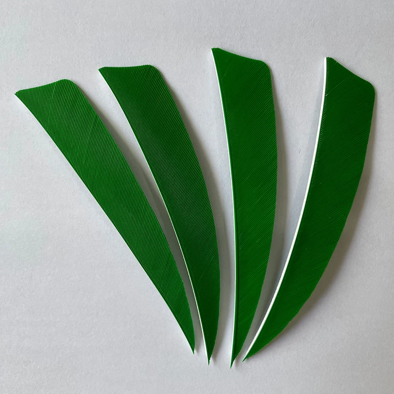 50 Pcs 4 Zoll Carbon Pfeil Federn Befiederung RW Schild Cut Türkei Federn Fletches Bogenschießen Bogen Jagd Zubehör