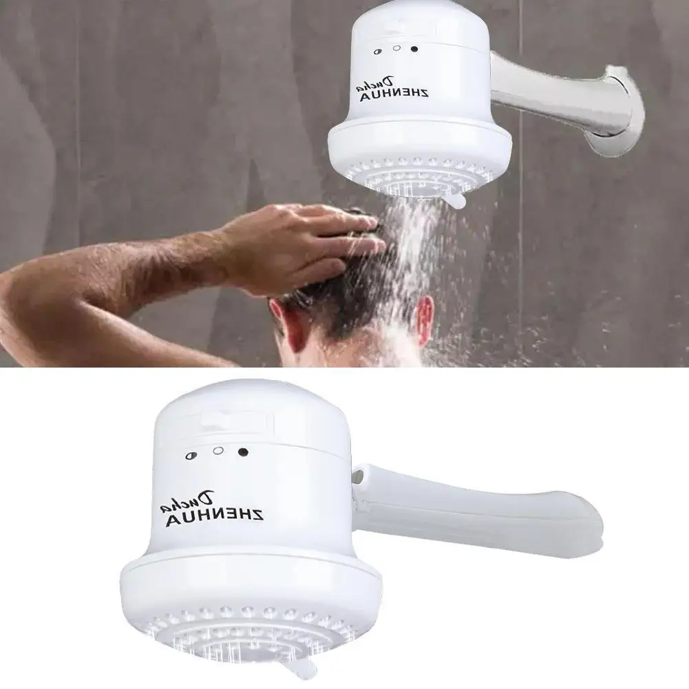 Instant Hot Electric Water Heater 5400W 110V Electric Shower Head Faucet Gear Adjustable Fast Heating Bath Winter Shower Heater