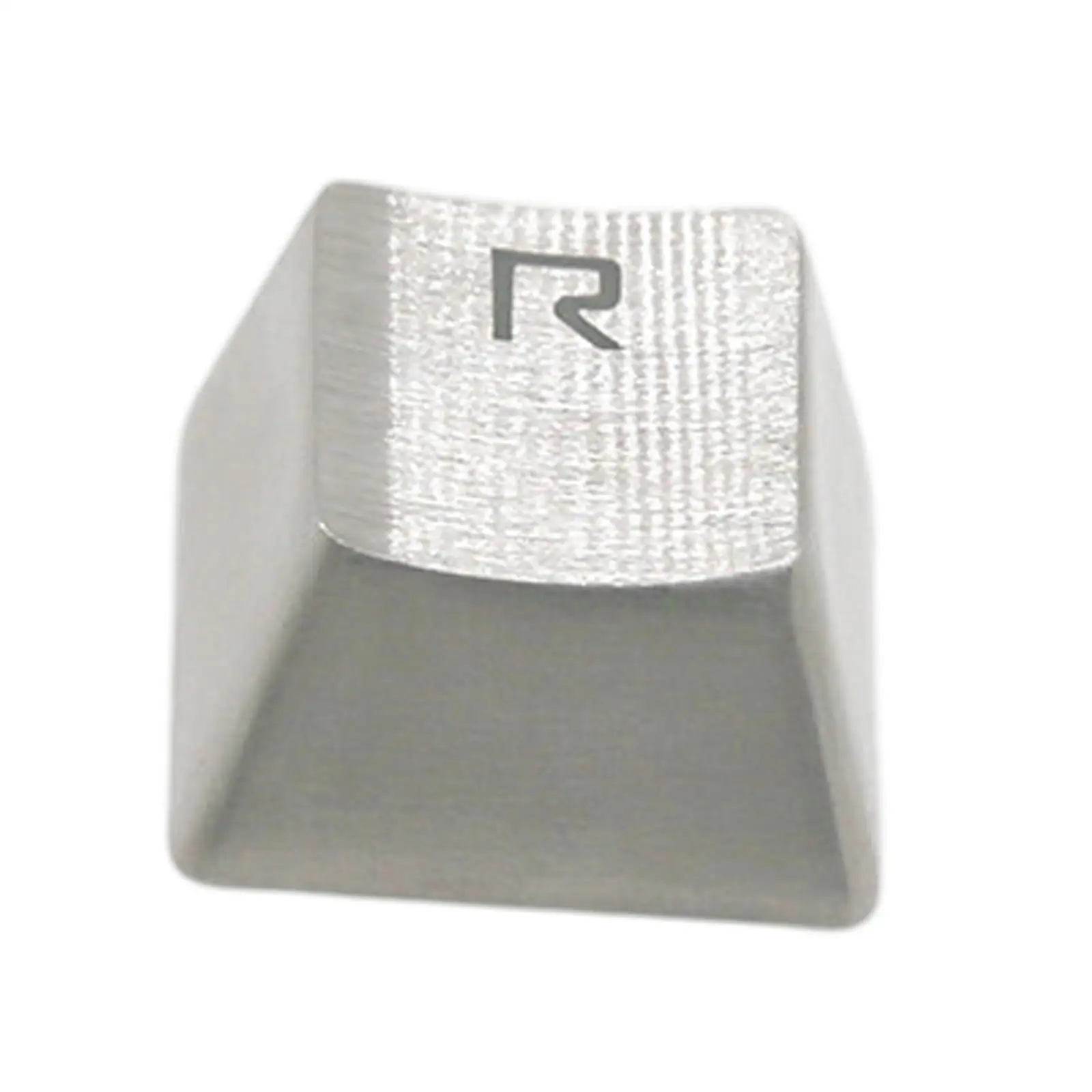 Metal Keycaps Silver fits for Cherry Mechanical Keyboard, Wear-resistant, Professional