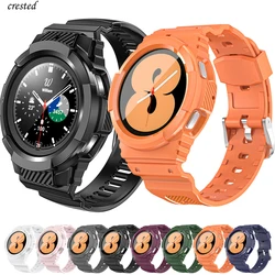 Carbon fiber Band for Samsung Galaxy Watch 4 Classic 46mm 42mm TPU Rugged Case+bracelet Samsung Galaxy Watch4 40mm 44mm strap