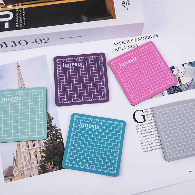 1 Pcs Mini Cutting Pad Handmade Model 8x8cm Hand Account Cutting Paper Pad Engraving Pad Art Supplies Stationery School Supplies