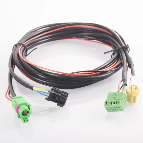 Автомобильный USB AUX в адаптер входного гнезда для VW Golf MK7 VII Tiguan Passat CC для сиденья для Alhambra Leon Ibiza