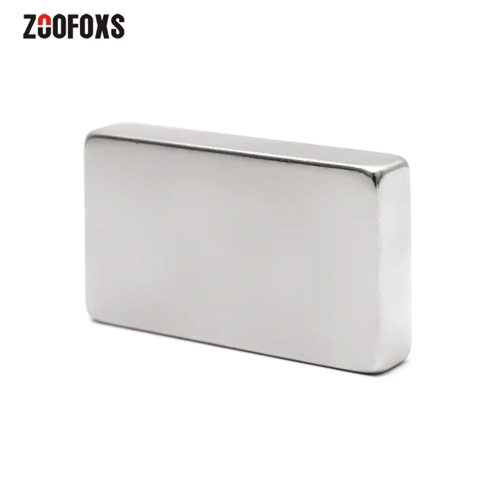 ZOOFOXS 1 Piece 50x30x10mm N35 Neodymium Magnet Rare Earth Block Strong Powerful Permanet Magnet 50*30*10 MM