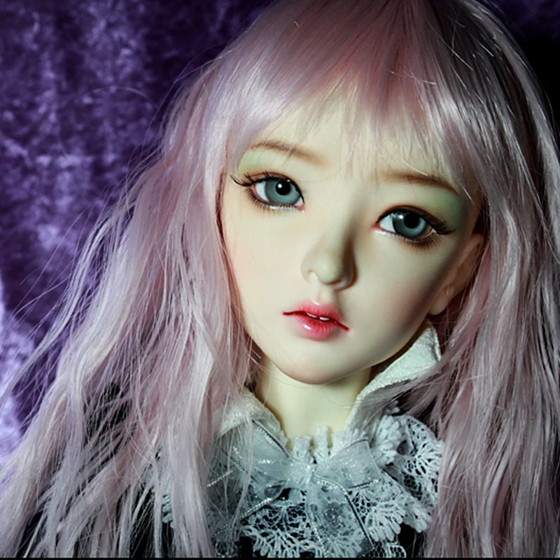 New 1/3 elf female 60cm BJD SD doll haeun two ears resin movable ball joint spot makeup