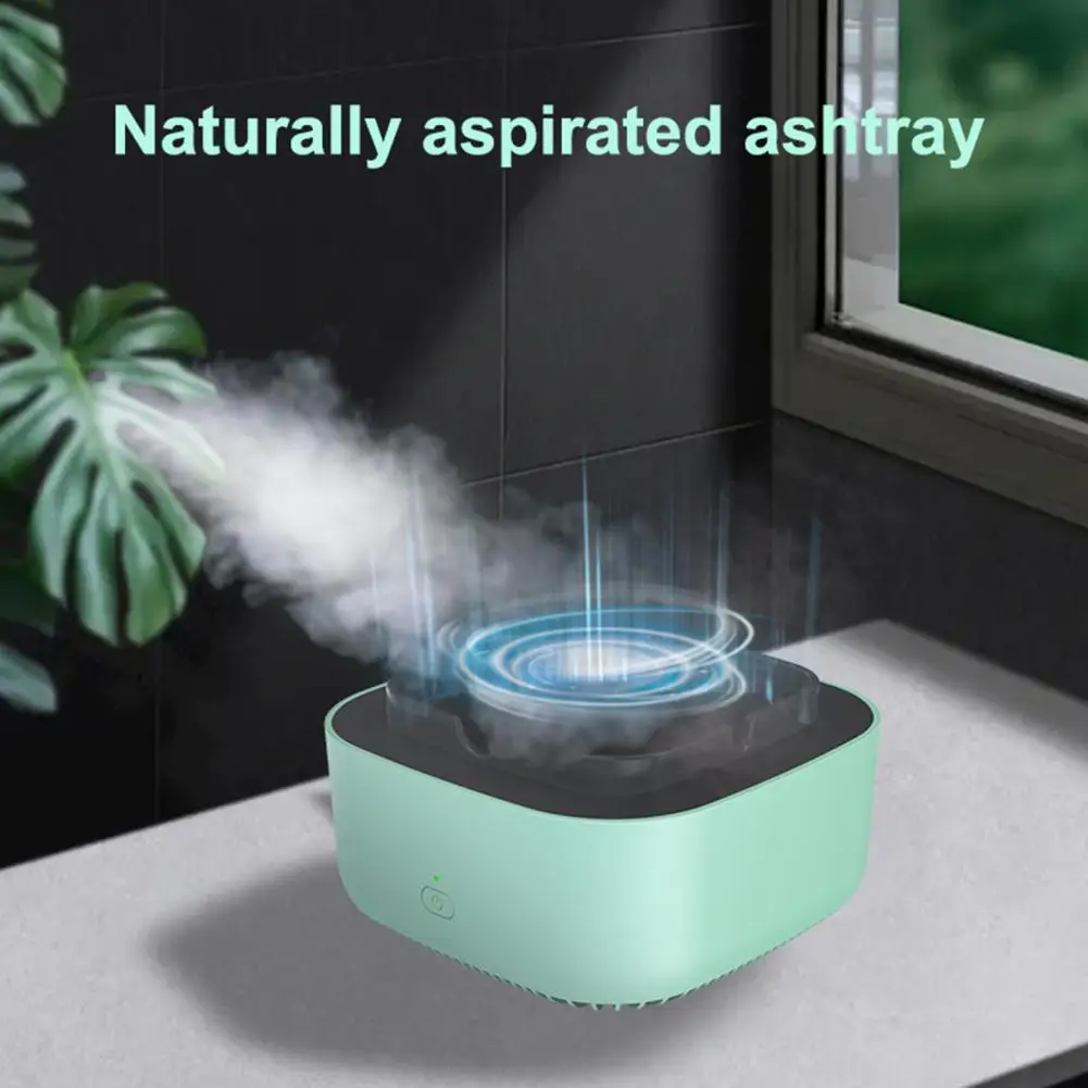 Direct Suction Smokeless Ashtray Negative Ion Filter Cotton 360° Surround Automatic Shut-down 600mAh Ashtray Air Purifier cenice