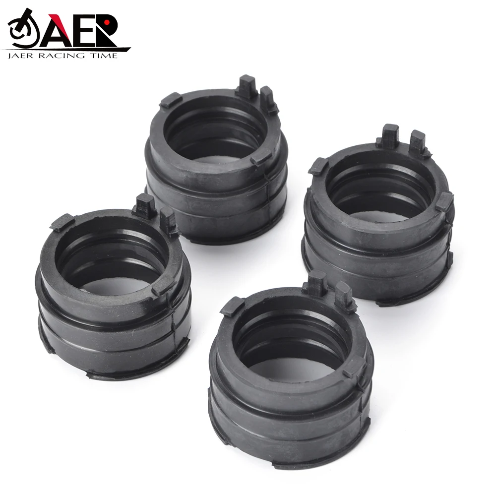 4 PCS Motorcycle Carburetor Adapter Inlet Intake Pipe For Honda CBR400 NC23 CBR 400 NC29 CB-1 CB400F