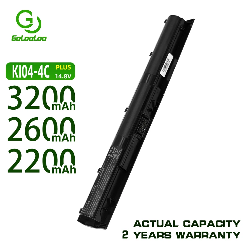 

Golooloo 14.8V K104 KI04 Laptop Battery 800049-001 HSTNN-DB6T HSTNN-LB6S For HP Pavilion N2L84AA TPN-Q158 14-ab007la 15-an005TX