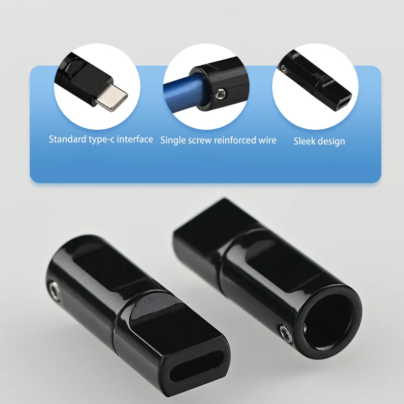 1 шт. медный металлический корпус типа c чехол подходит для Android Type-c аудио разъем «сделай сам» наушники