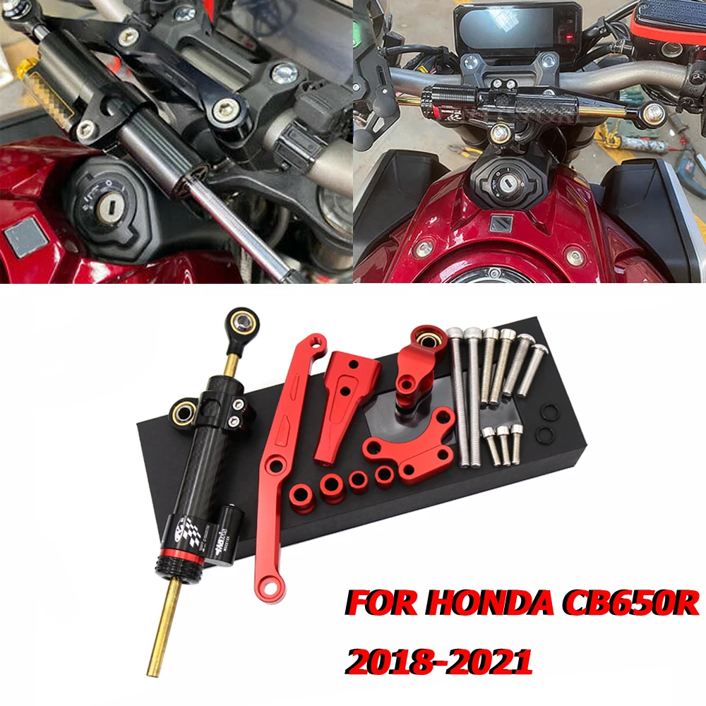 

For CB650R Motorcycle Steering Stabilizer Damper Mounting Bracket Kit For Honda CB650R CB 650 R 2018 2019 2020 2021