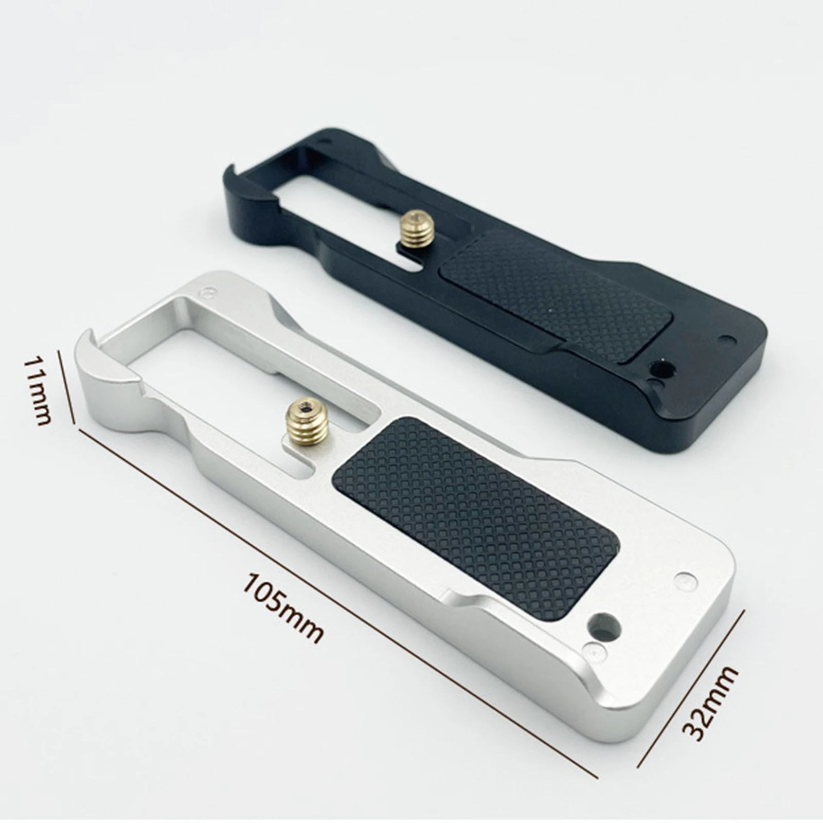 Universal 1/4 Hole Plate Horizontal/ Vertical Shooting Handle With Cold Shoe For ZV-1 Microphone Fill Light Bracket