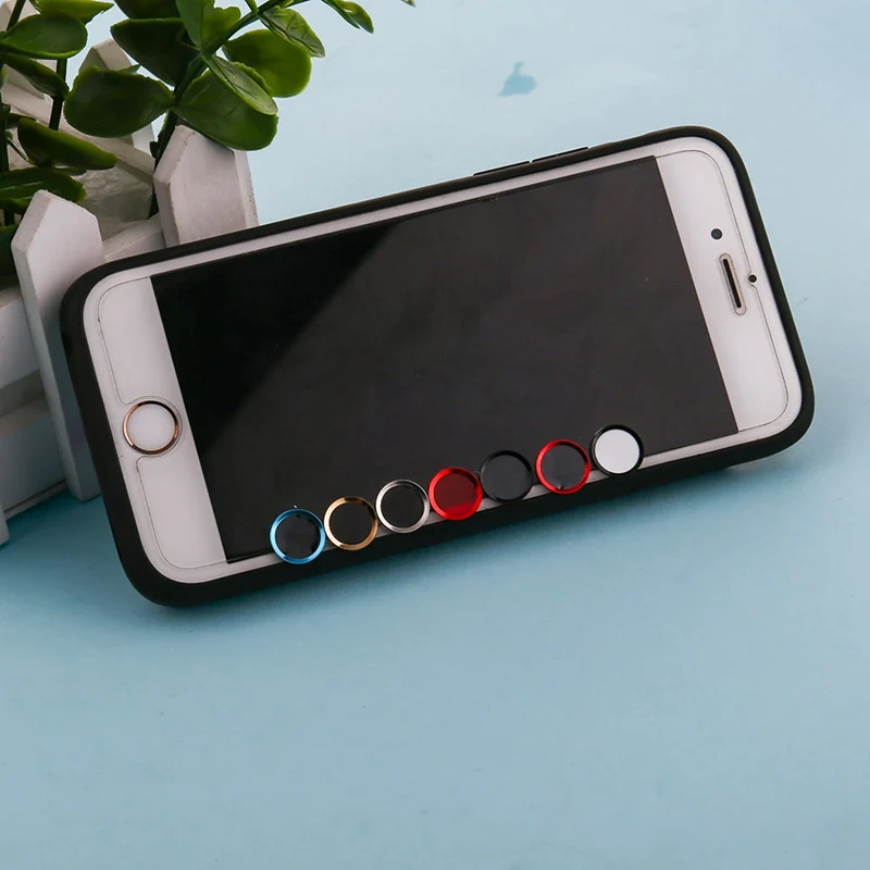 Home Button Sticker Protector tastiera Keycap per IPhone 5s 5 SE 4 6 6s 7 Plus supporto impronta digitale sblocca Touch Key ID