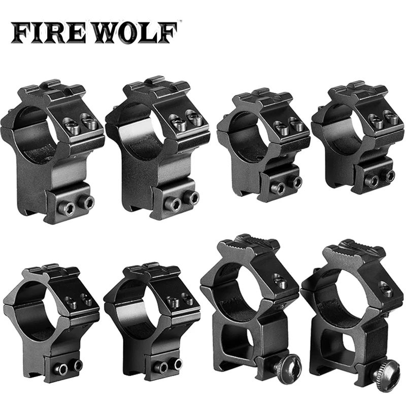 

Tactical Profile 25.4mm/30mm Flashlight Rifle Scope Mount Rings for 11mm /20mm Rail with Picatinny 20mm Top Weaver Rail