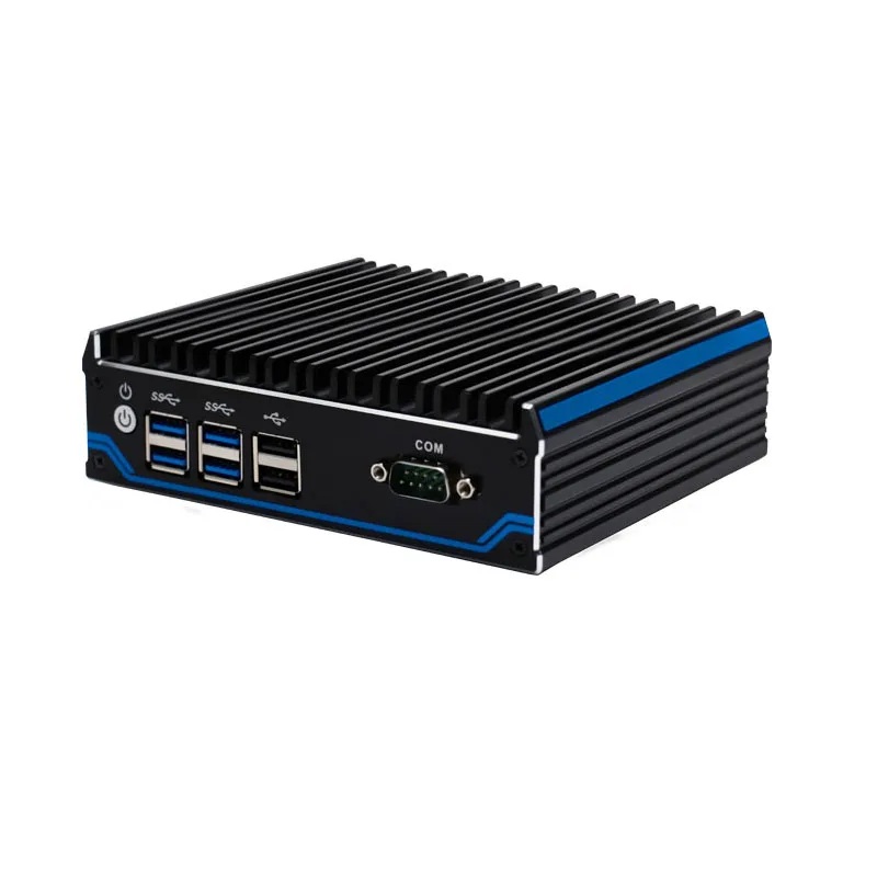 Yanling Intel Celeron J4125 CPU 2.0GHz Mini PC industrial 2.7GHz Mini PC para Win10 Linux