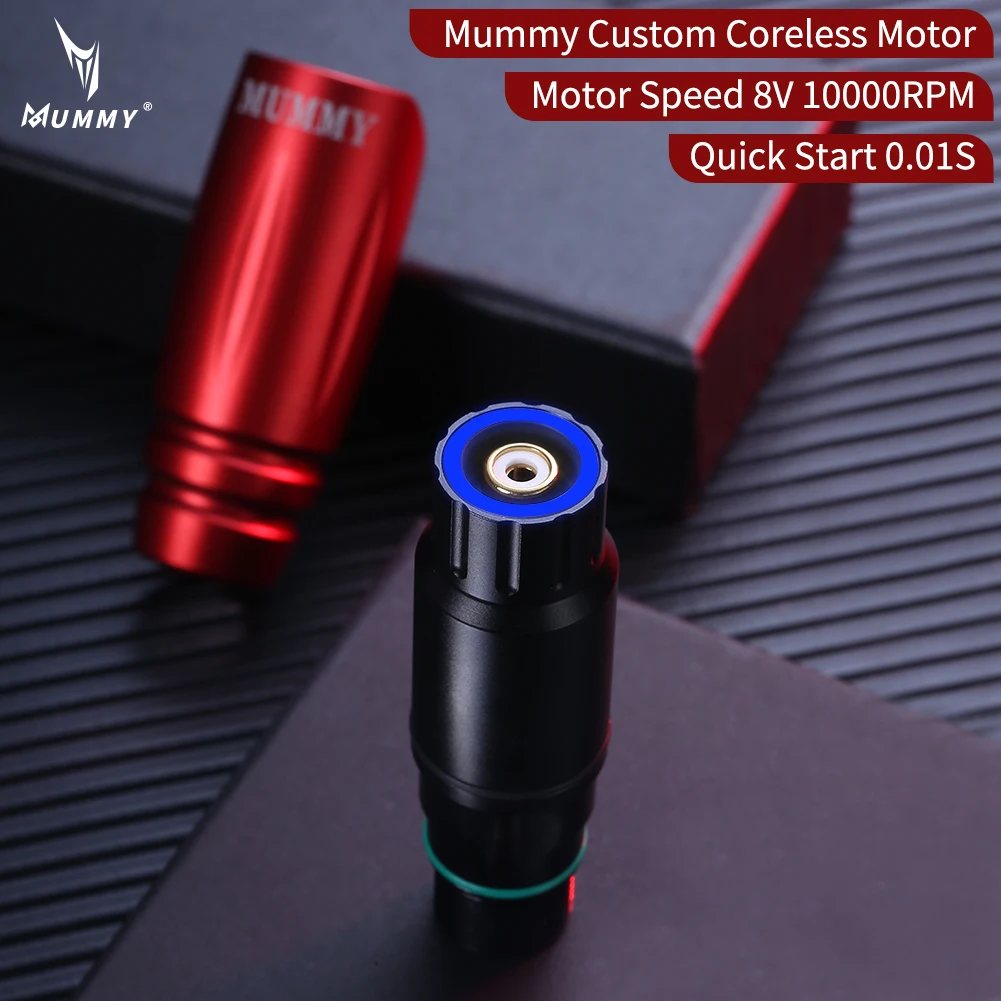 Mummie Nieuwe Professionele Tattoo Rotaty Pen Machine Japan Coreless Motor Permanente Make-Up Machine Tattoo Supplies Tattoo Machine