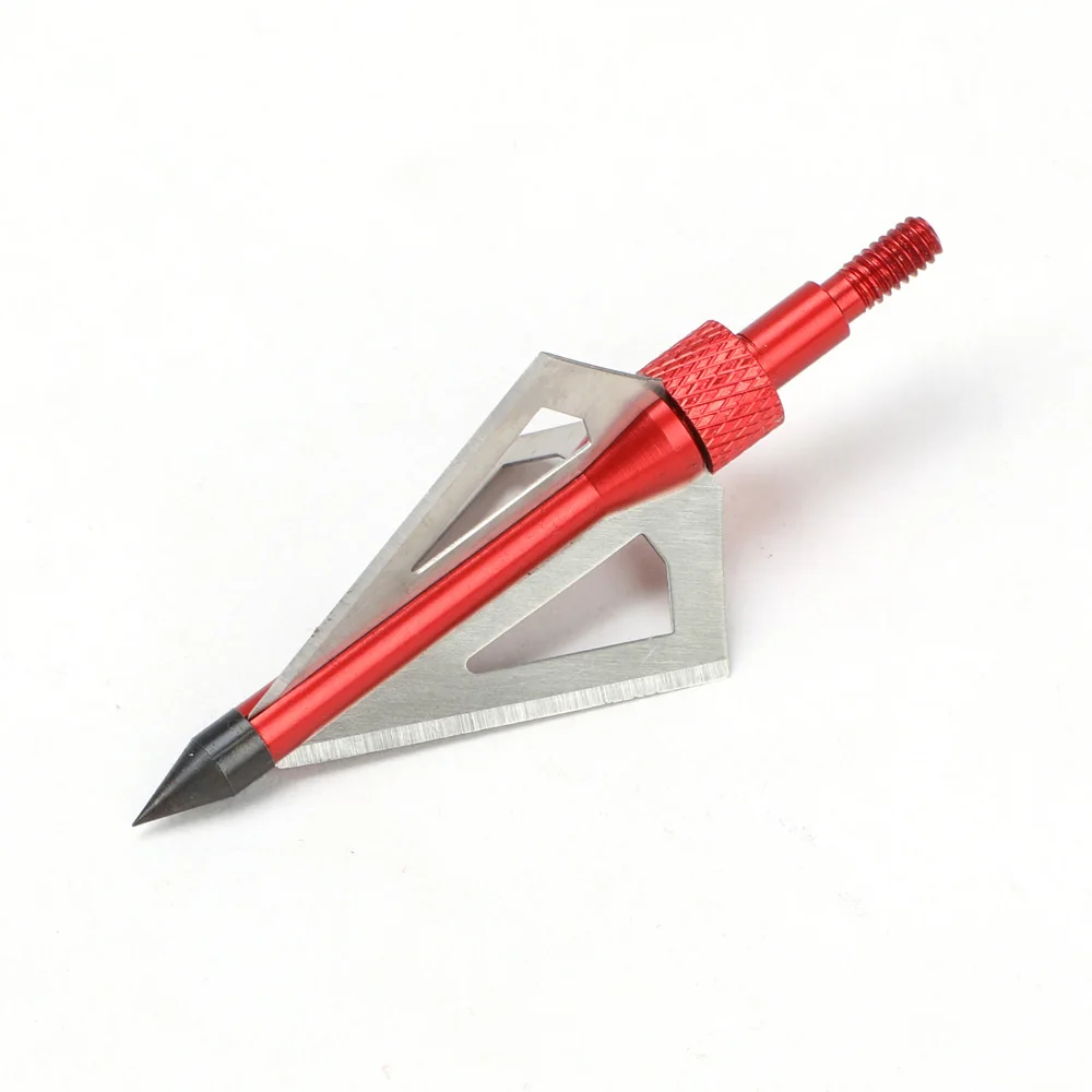 Bogenschießen Jagdspitzen Broadhead Pfeilspitze, Pfeilspitze, Punktspitze, Jagdschießen, 6 Stück