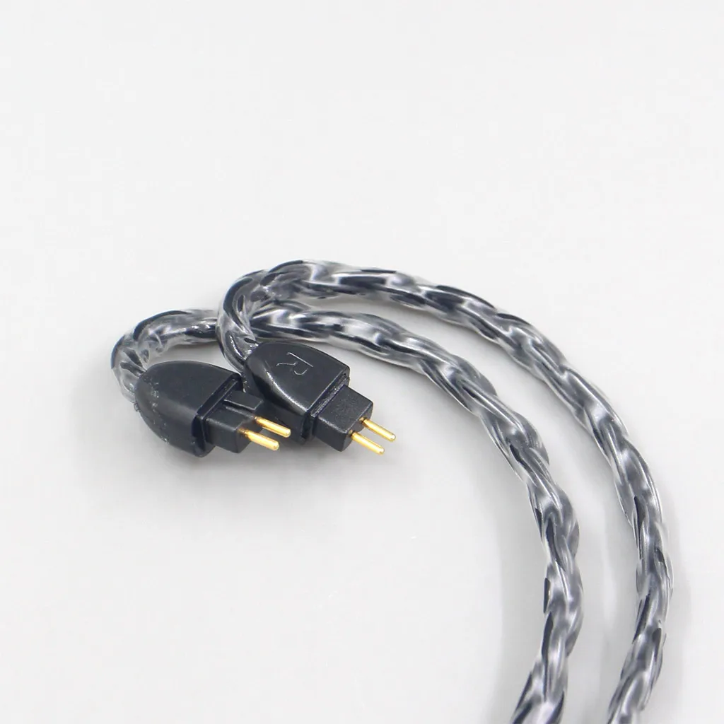 16コア7noccブラック編組ヘッドセット,4.4mmヘッドセット,hifiman用ケーブル,ダイナミックドライバーln007667