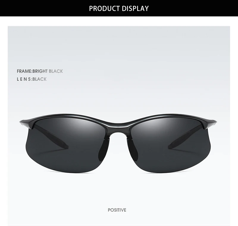 Ultraleichte Sport-polarisierte Sonnenbrille für Herren und Damen, klassische Reimless-Sonnenbrille, modisch, für Outdoor-Fahren, Angeln – Detail 8