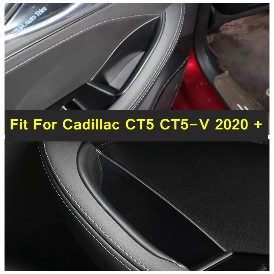 

Door Handrail Sort Out Storage Box Auto Organizer Tray Fit For Cadillac CT5 CT5-V 2020 2021 2022 Interior Refit Kit Accessories