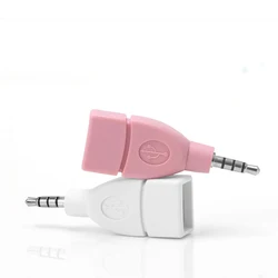 2025 New Universal 3.5mm Male Aux Plug Jack To USB 2.0 Female Converter Adapter