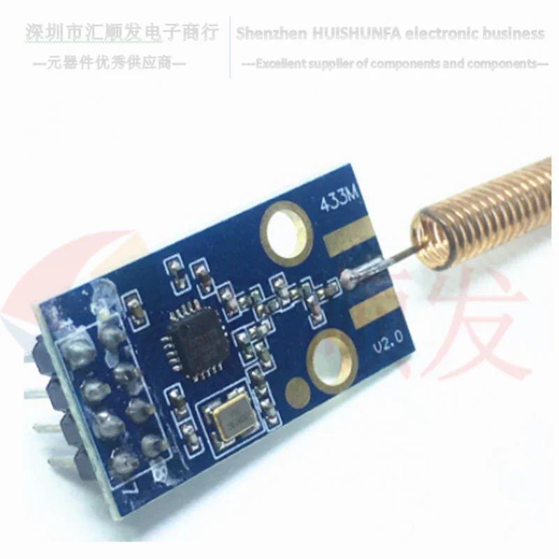 CC1101 وحدة لاسلكية 433 متر الرقمية مثبت جهاز إرسال واستقبال يحتوي على الهوائي CC1101 وحدة CC1101