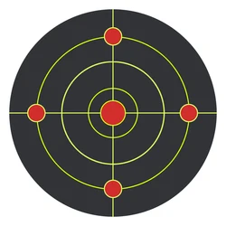 Bersaglio da tiro adesivo per mira al tiro, bersagli adesivi, adesivi reattivi Splatter, spruzzi di fioritura, 100 pezzi/rotolo