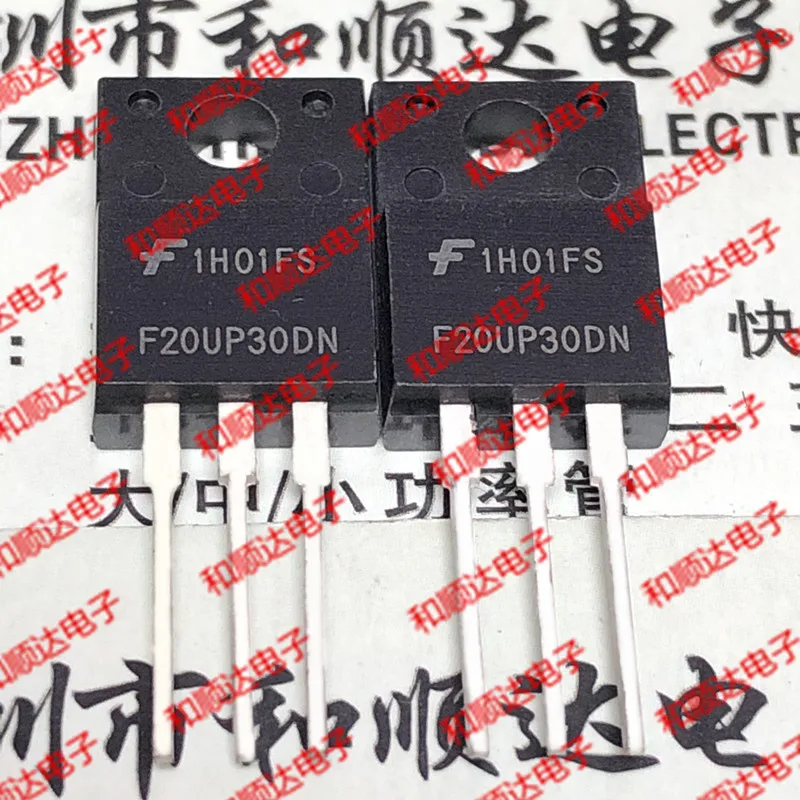 10PCS   F20UP30DN FFPF20UP30DN  TO-220F 300V 20A