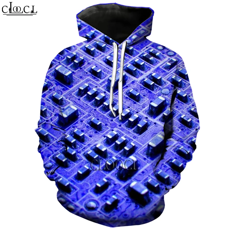 

HX 2021 New Fashion Electronic Chip 3D Print Men Women Hoodie Unisex Tracksuit Harajuku Hip Hop Autumn Tops Drop Shipping