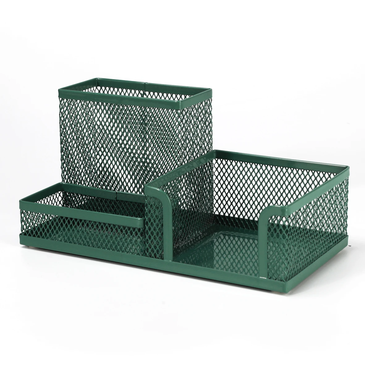 Mesh Bureau Organizer Metalen Kantoor Opbergdoos Met Compartiment Briefpapier Houder Kantoorbenodigdheden