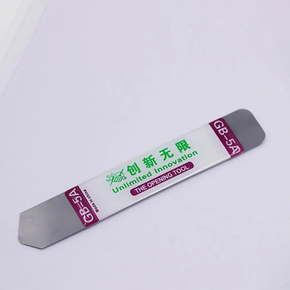 5 Pcs Soft Thin Stainless Steel Pry Blade LCD Screen Opening Tool For Mobile Phone Touch Screen Repair Kit Pry Slice