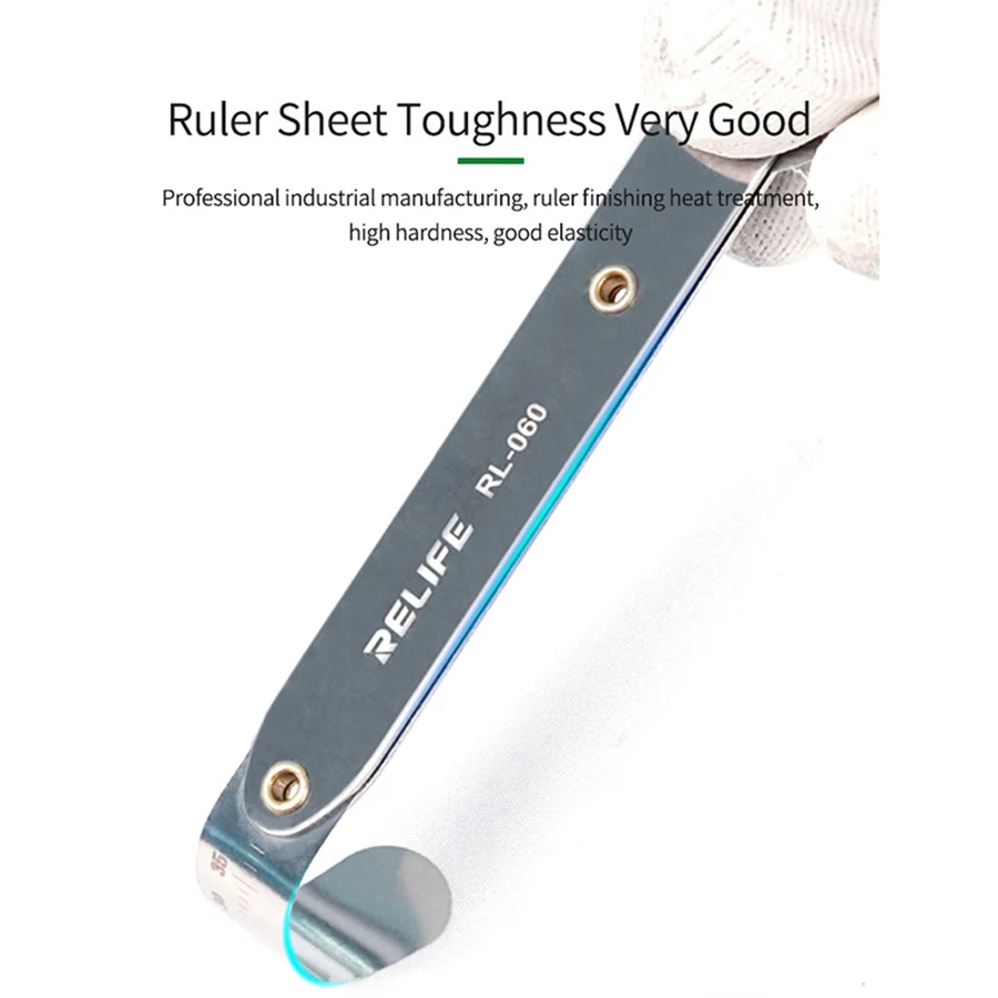 REIFE RL-060 منحني شاشة الهاتف المحمول التفكيك ألواح الصلب لسامسونج حافة فون رقيقة شريحة مفتوحة أدوات التحديق وحدة المعالجة المركزية
