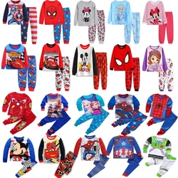 Ensemble de pyjama araignée en coton pour enfants, vêtements de nuit pour garçons, vêtements pour enfants, pyjamas de dessin animé pour bébés filles, printemps, automne