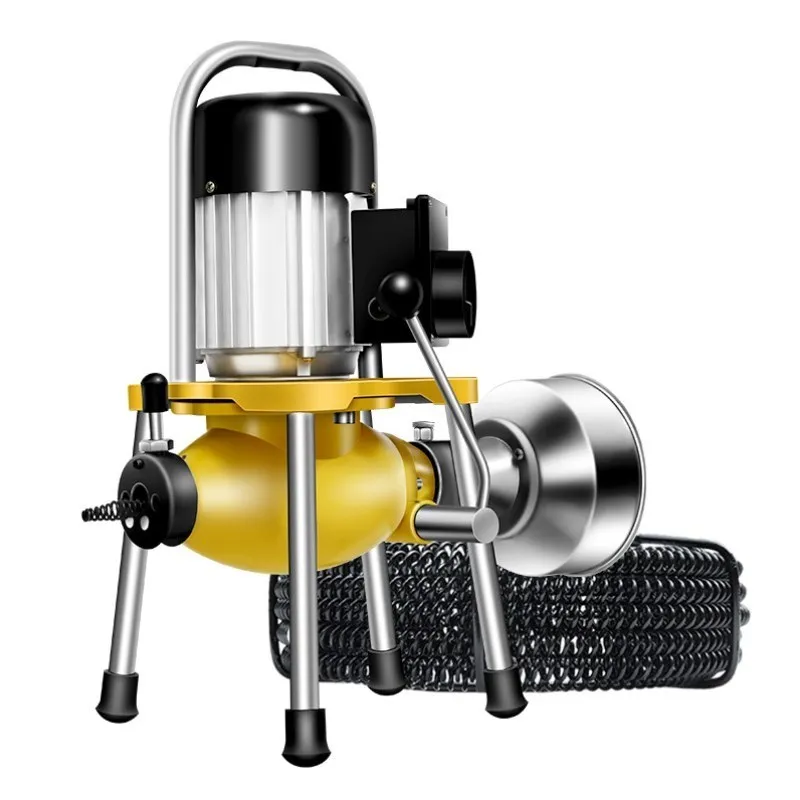 GQ-180 1500W ไฟฟ้าท่อขุดลอกเครื่องท่อระบายน้ำ Dredger ห้องน้ำท่อระบายน้ำขุดลอกทำความสะอาดเครื่องใช้ในครัวเรือนห้องน้ำ Dredge