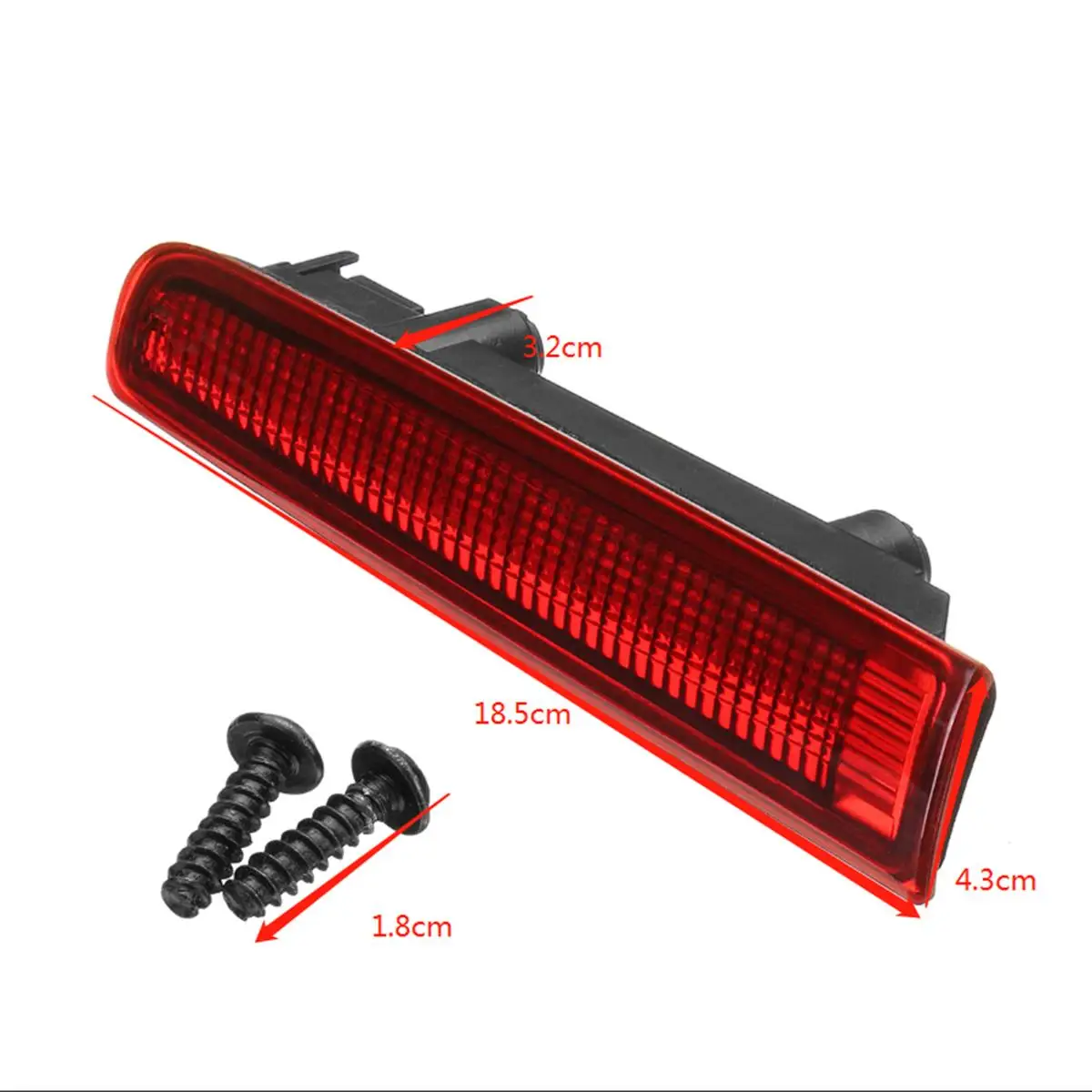 High Mount Stop Lamp Signal Warning Brake Light Third Rear Barn Door red smoked Lens For VW Transporter T5 T6 Caravelle Multivan