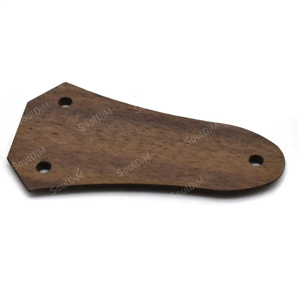 Rosewood Truss Rod Cover 3 hole Wooden Guitar Neck Cover for LP Electric Guitar Accessory Adjuster Cover Holder