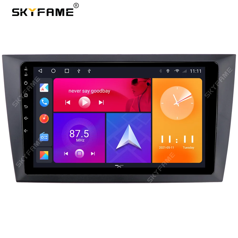 SKYFAME автомобильная рамка, лицевой адаптер, декодер Canbus Box, Android радиоприемник, комплект панели для приборной панели для Volkswagen Golf 6