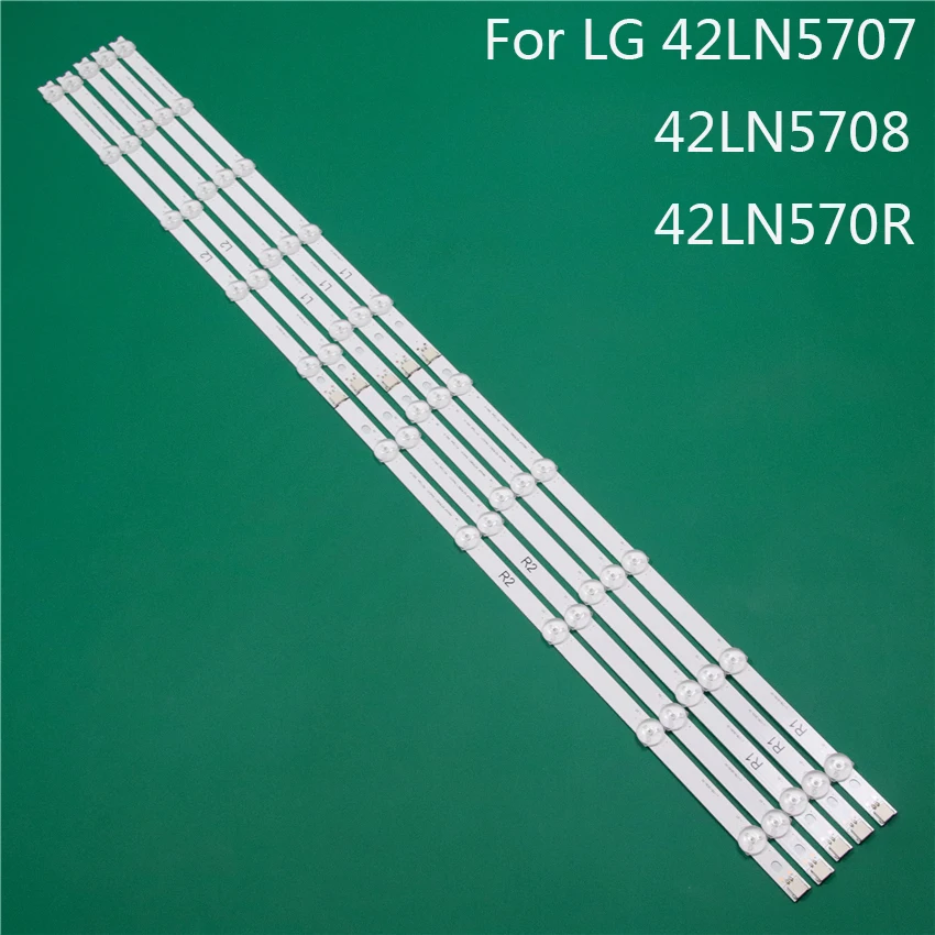 

LED TV Illumination Part For LG 42LN5708 42LN5707 42LN570R LED Bars Backlight Strips Line Ruler 42" ROW2.1 Rev 0.01 L1 R1 R2 L2