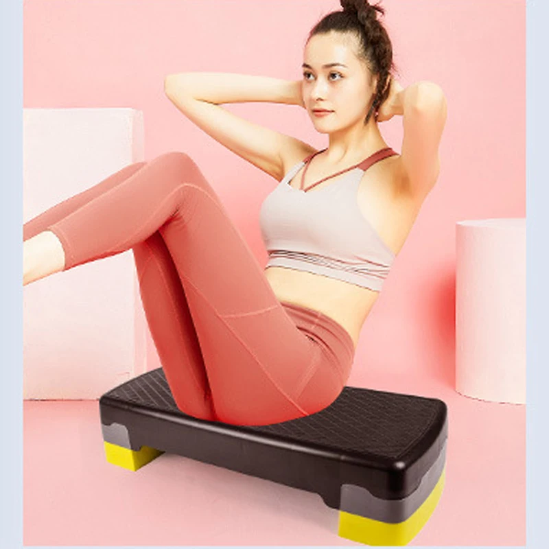 Aerobic Step Adjustable Non-Slip Pedal Stepper Gym Fitness Exercise Pedal Indoor And Outdoor Workout Exercise Equipment Home