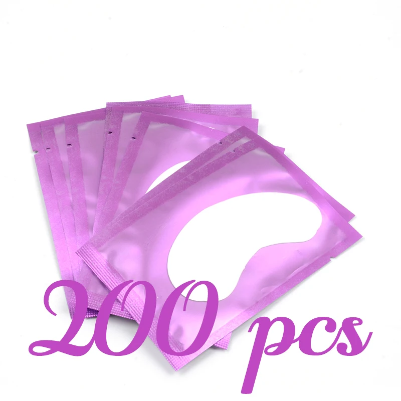 TDANCE 200 pièce/sac patchs en papier cils sous les yeux Patch peluches autocollants coussinets pour les yeux pour Extension de cils enveloppes greffées outils de maquillage