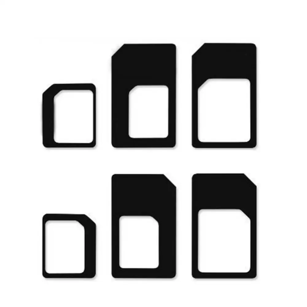 SIM Card 4-Piece Suit Card Holder For Phone Card Mini/Medium/Standard  Card Pin Card Holder Adapter SIM Card Standard Adapter