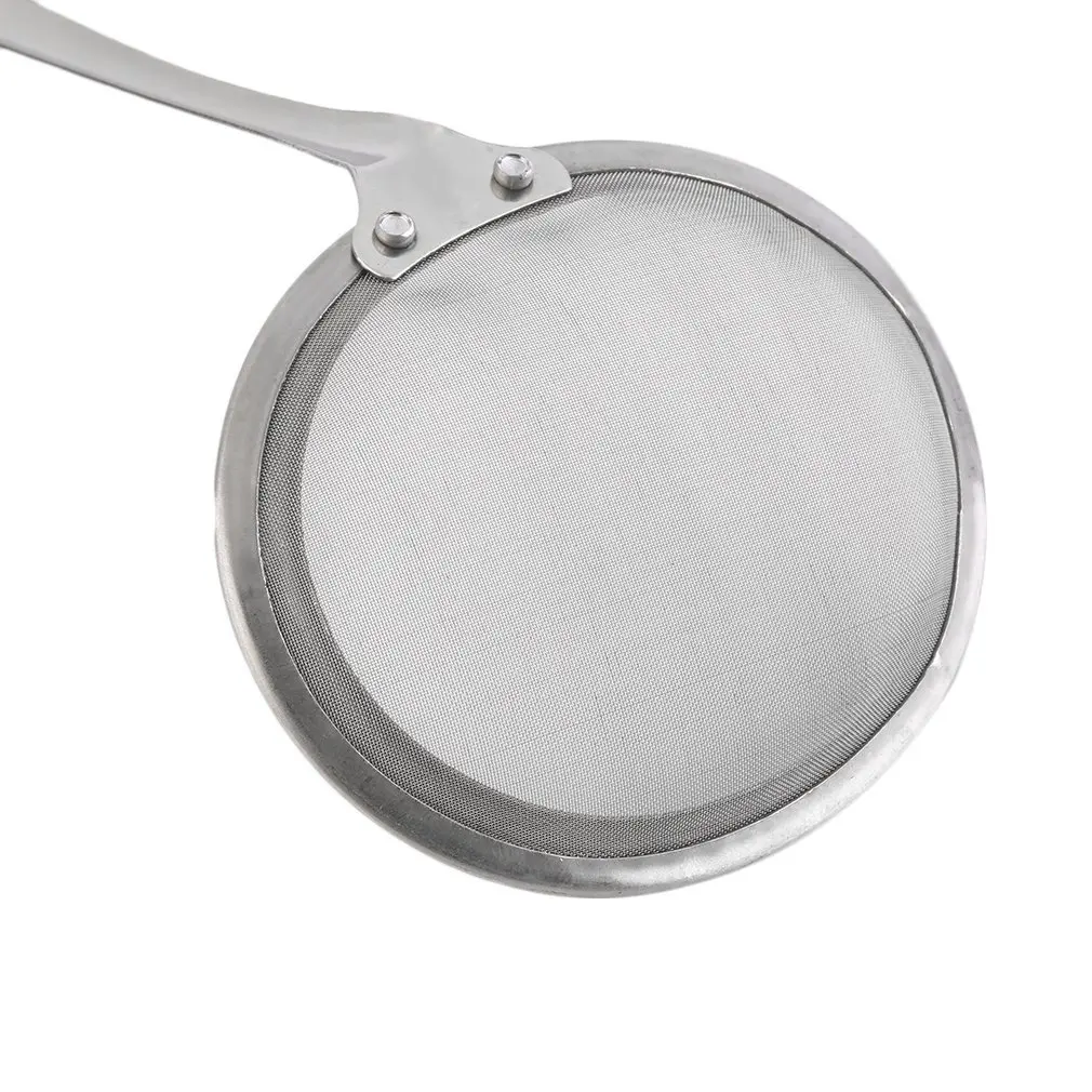 Colador de malla de acero inoxidable multifuncional para cocina, cuchara coladora para sopa, Espumador, accesorios de cocina