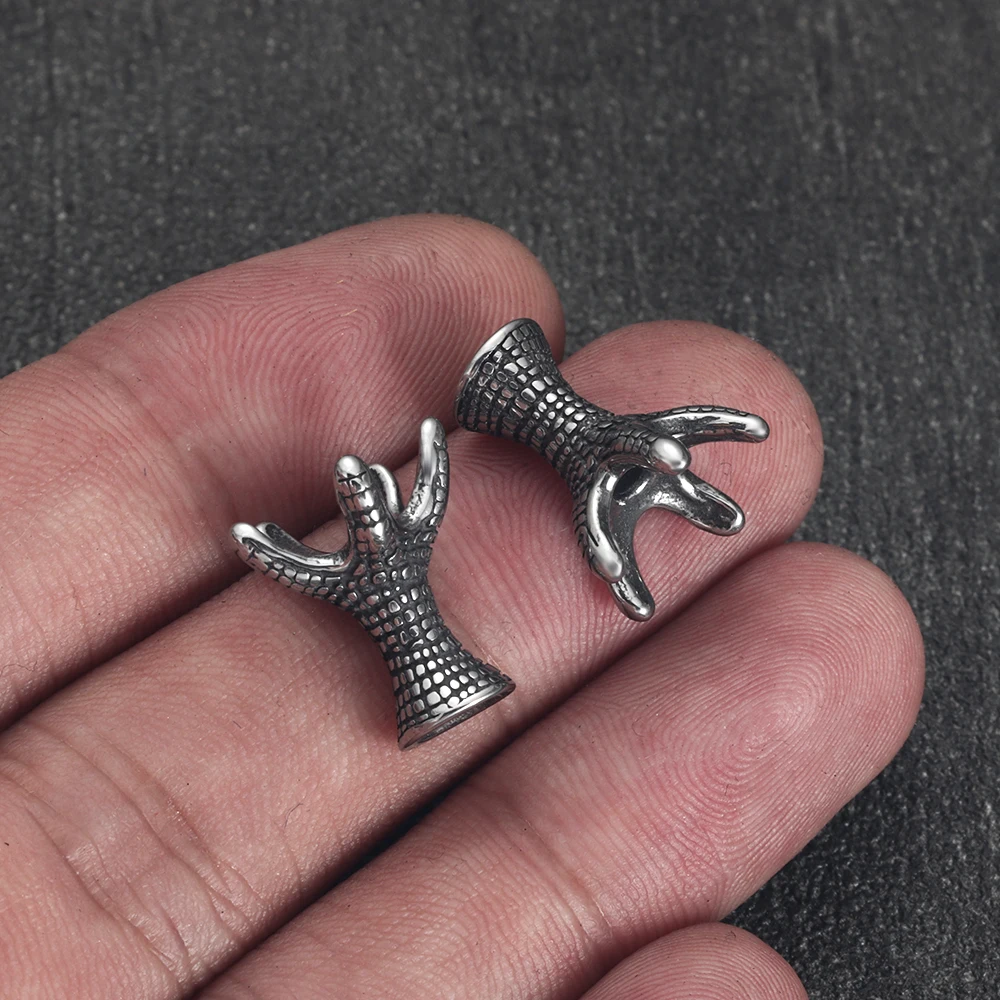 Stainless Steel Spacer Beads 2mm Hole Thalami Sliders Claw Charms for Beaded Bracelet Jewelry Making DIY Accessories