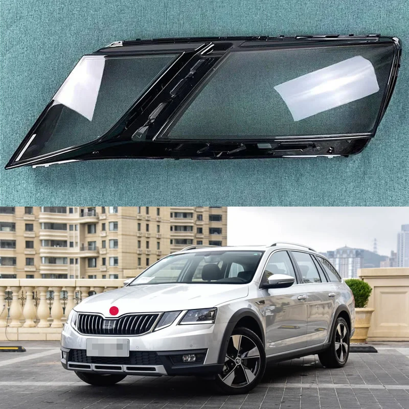 

Original quality headlight cover For 2018-2019 Skoda Octavia Headlight shell Car headlight transparent lamp housing Glass cover