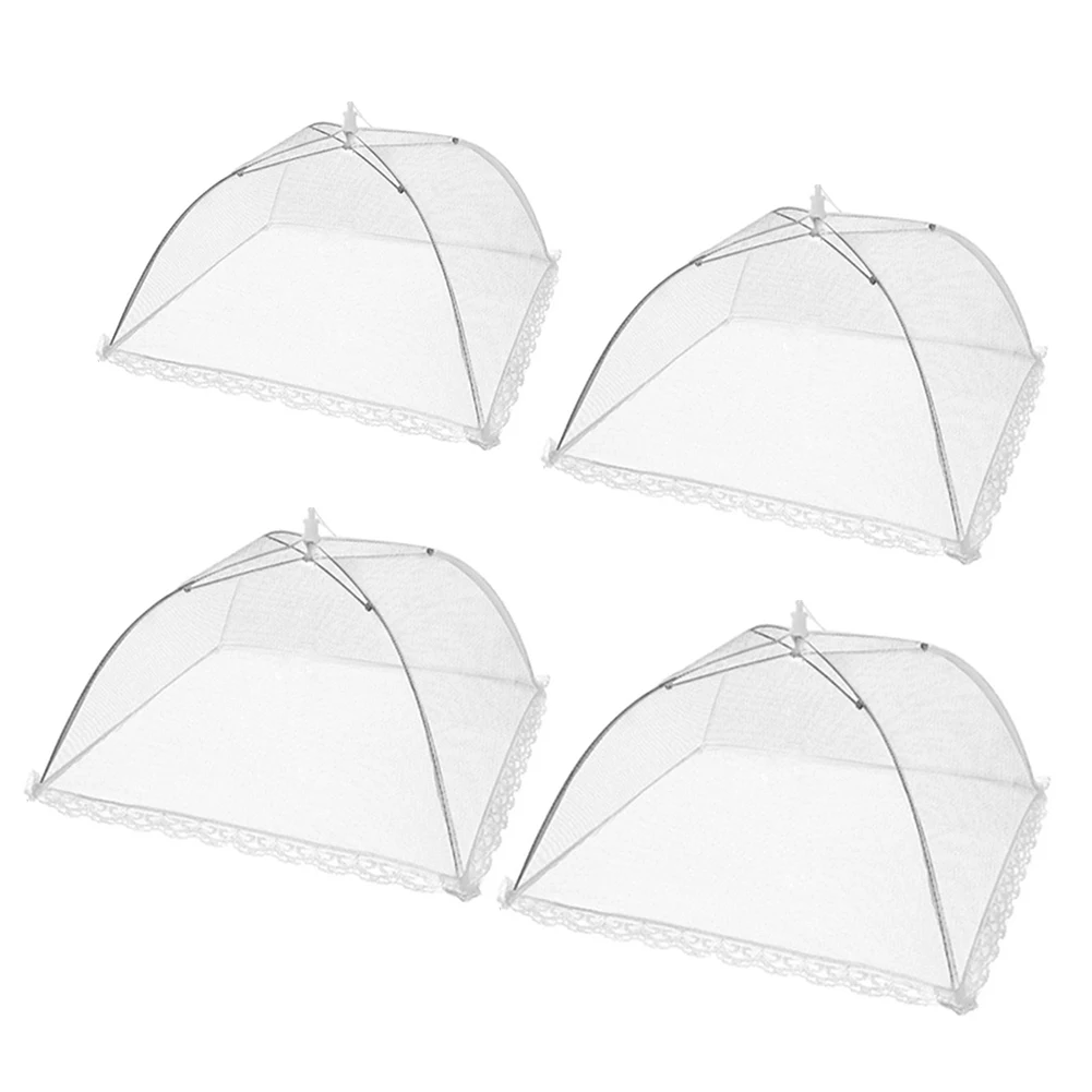 

Food Covers Mesh Foldable Kitchen Anti Fly Mosquito Tent Dome Net Umbrella Picnic Protect Dish Cover Kitchen Accessories