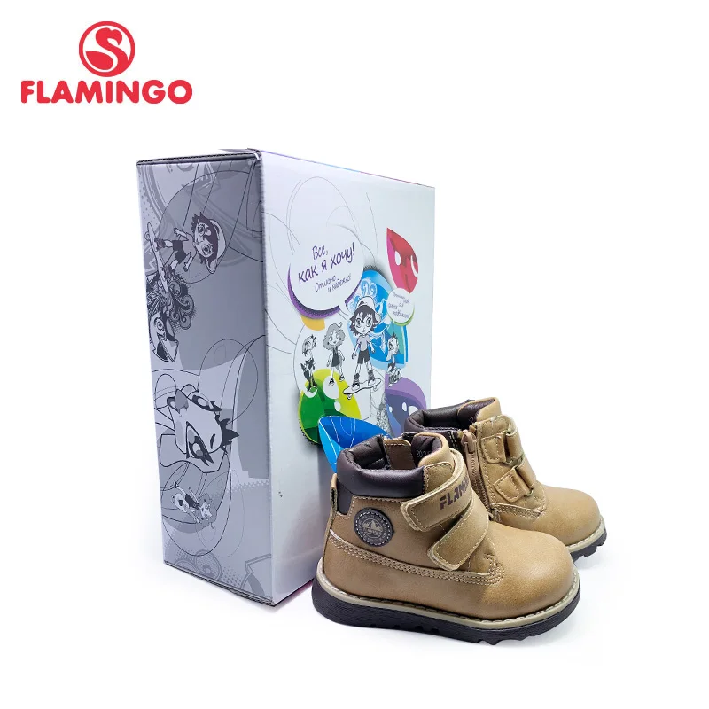 FLAMINGO Winter New Boys Casual Shoes Autumn School Running Sports Shoes Kids Outdoor Hiking Bare Boots Baby Toddler Shoes