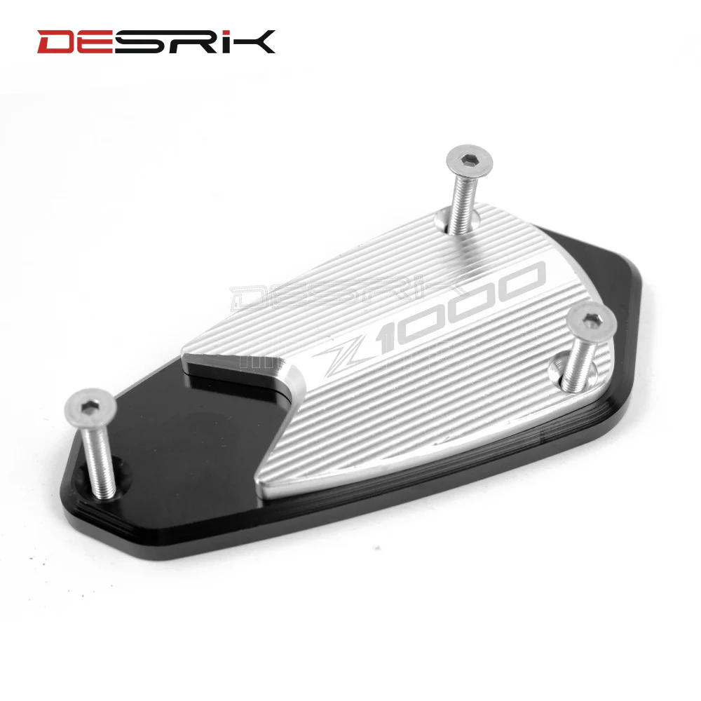 CNC Aluminum Motorcycle Front Brake Clutch Fluid Tank Reservoir Oil Cup Cover Cap For Kawasaki Z1000 Z 1000 2010-2016 2017 2018