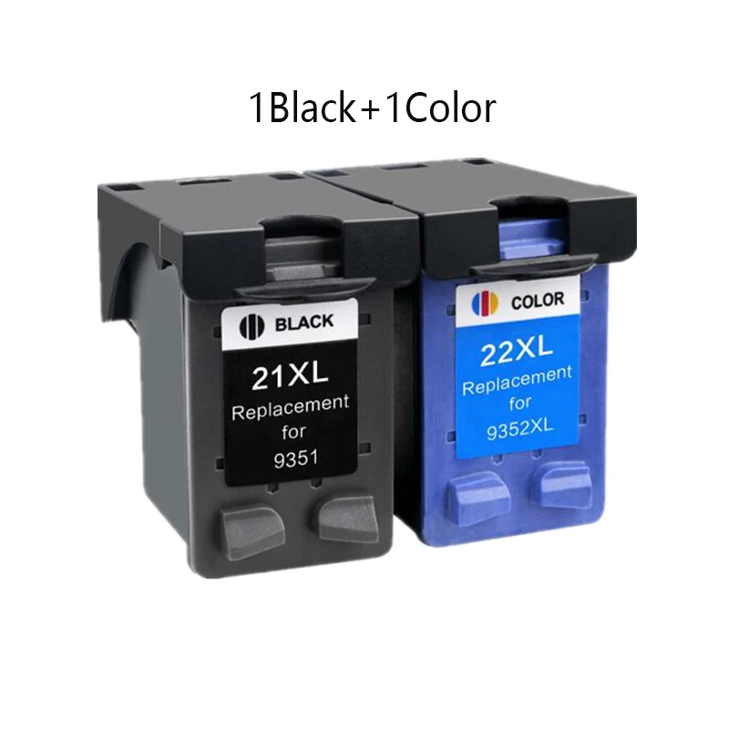 21 22 XL Ink Cartridge Replacement for HP 21 22 For HP21 21XL 22XL Deskjet F2180 F2280 F4180 F380 380 Printer