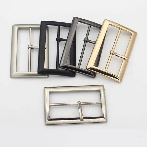 2Pcs/lot Metal JI-shaped button adjustment buckle button rectangular coat windbreaker decorative belt buckle accessories C021