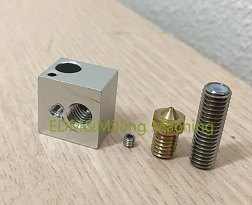 1PC Chất Lượng Cao Đầu Vòi Bằng Đồng 1.75/0.4Mm 3D Phụ Kiện Máy In Máy Đùn Vòi Phun 4.1MM Bền Mới
